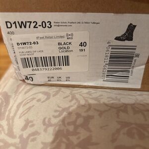 New Super Hip Black/Gold Boots from London